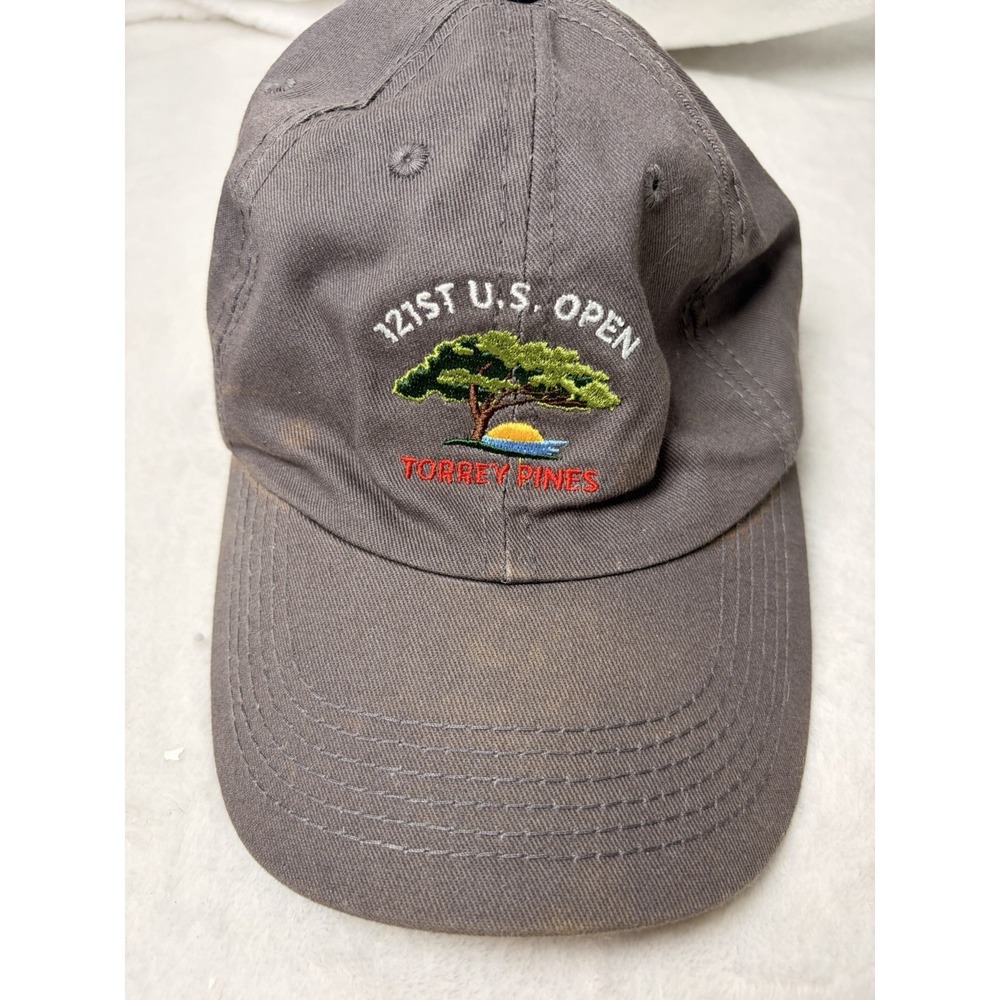 121st U.S. Open Torrey Pines USGA Member Tournament Strapback Golf Hat Cap Gray